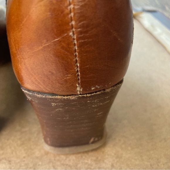 John Fluevog Argolo brown leather heeled boots, size 10.5 - Picture 11 of 15